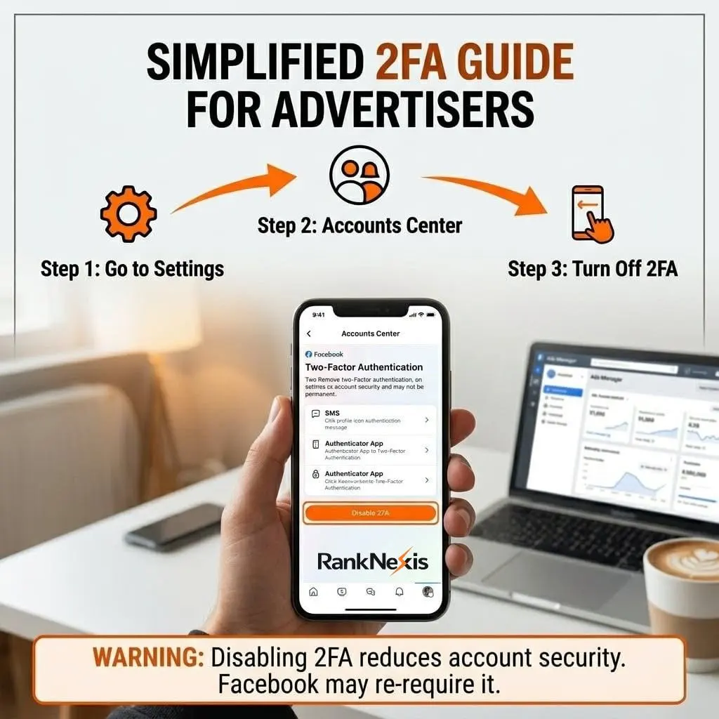 How to Remove Two-Factor Authentication in Facebook Ads Manager (2026)